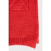Set of wool scarf and hat