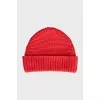 Set of wool scarf and hat