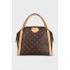 Brown Marais canvas bag
