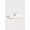 White sneakers with logo