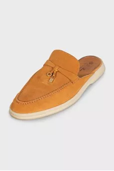 Замшевые мюли Babouche Charms Walk