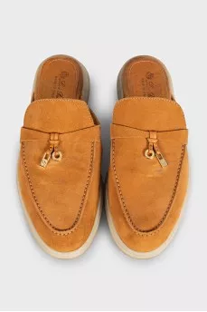 Замшевые мюли Babouche Charms Walk