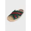 Men's printed flip-flops