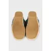 Men's printed flip-flops