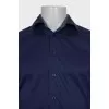 Чоловіча синя сорочка slim fit