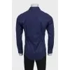 Чоловіча синя сорочка slim fit