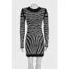 Decorated black dress