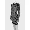 Decorated black dress