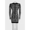Decorated black dress