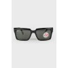 Rectangular shaped sunglasses