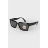 Rectangular shaped sunglasses