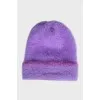 Фиолетовая шапка Le Bonnet Neve