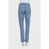 Light blue tapered jeans