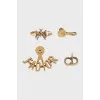 J'Adior gold earrings