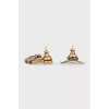 J'Adior gold earrings