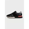 Combined sneakers with perforations