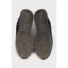 Combined sneakers with perforations