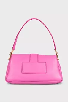 Pink leather bag Le Bambimou
