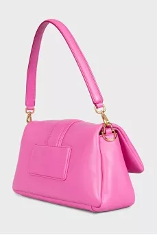 Pink leather bag Le Bambimou