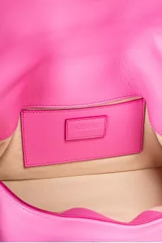 Pink leather bag Le Bambimou