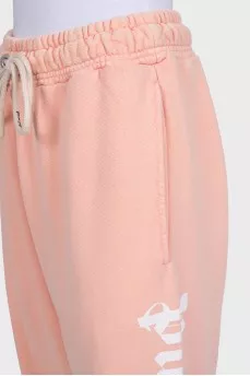 Спортивные розовые брюки с биркой