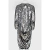 Smell dress with silver sequins