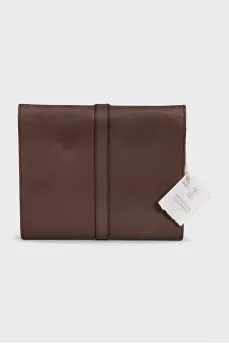 Men's brown leather cover