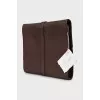 Men's brown leather cover