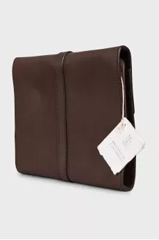 Men's brown leather cover