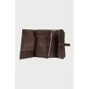 Men's brown leather cover