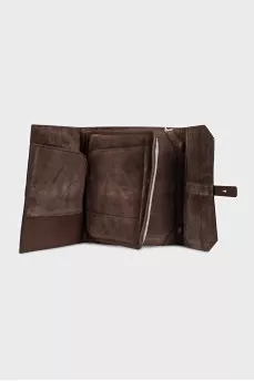 Men's brown leather cover