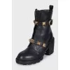 Чорні черевики Rockstud