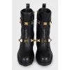 Чорні черевики Rockstud