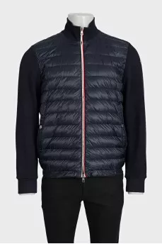 Men's blue jacket with patch pockets