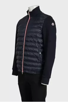 Men's blue jacket with patch pockets