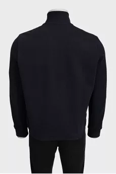 Men's blue jacket with patch pockets