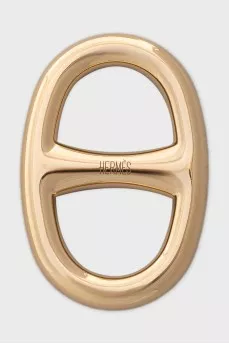 Gold-colored scarf ring Chaine d'ancre