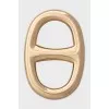 Gold-colored scarf ring Chaine d'ancre