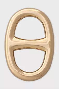 Gold-colored scarf ring Chaine d'ancre