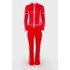 Red tracksuit