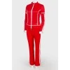 Red tracksuit