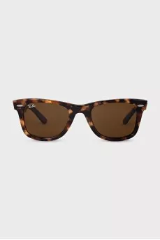 Wayfarer sunglasses with printed frames