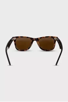 Wayfarer sunglasses with printed frames