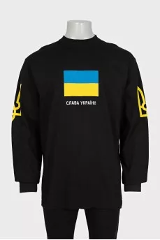 Men's oversized printed long sleeve