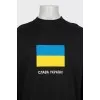 Мужской лонгслив oversize в принт