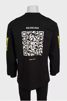 Men's oversized printed long sleeve