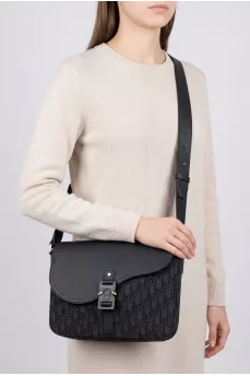 Сумка чорного кольору Saddle