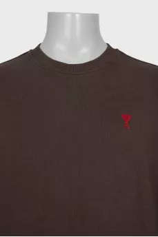 Men's sweatshirt with embroidered logo