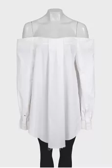 White shirt with a corset