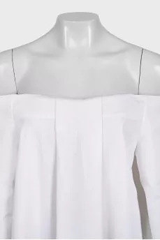 White shirt with a corset
